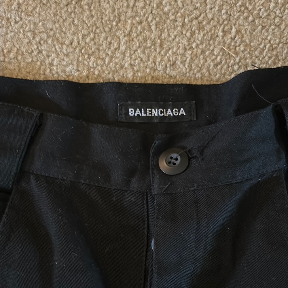 Balenciaga Black Dress Pants